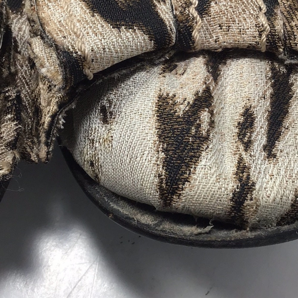 Lanvin Animal Print Fabric Bow Ballerina Flats Size 8.5 - Picture 10 of 12